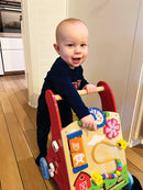 Gåvogn - Aktivitets Gåvogn i træ fra VIGA - Fra 18 mdr. - Billede 1