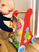 Gåvogn - Aktivitets Gåvogn i træ fra VIGA - Fra 18 mdr. - Billede 1