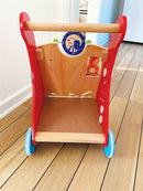 Gåvogn - Aktivitets Gåvogn i træ fra VIGA - Fra 18 mdr. - Billede 1