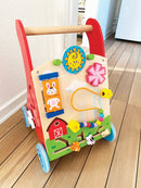 Gåvogn - Aktivitets Gåvogn i træ fra VIGA - Fra 18 mdr. - Billede 1