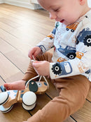 Trækdyr - Hundehvalp i træ fra VIGA - Fra 18 mdr. - Billede 1