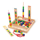 Farvede Perler til Sekvensering - 72 stk - VIGA - Fra 3 år. - Billede 1