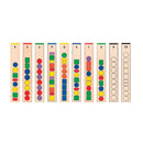 Farvede Perler til Sekvensering - 72 stk - VIGA - Fra 3 år. - Billede 1