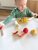 Legemad, Frokost i træ fra VIGA - 19 dele - Fra 18 mdr. - Billede 1