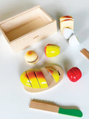 Legemad, Frokost i træ fra VIGA - 19 dele - Fra 18 mdr. - Billede 1