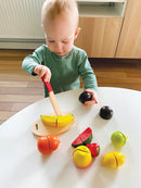 Legemad, Frugter i træ fra VIGA - 18 dele - Fra 18 mdr. - Billede 1