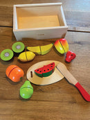 Legemad, Frugter i træ fra VIGA - 18 dele - Fra 18 mdr. - Billede 1