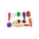 Legemad, Grøntsager i træ fra VIGA - 19 dele - Fra 18 mdr. - Billede 1