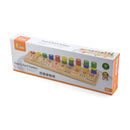 Læringsspil - Lær at tælle spil i træ - VIGA - Fra 3 år. - Billede 1