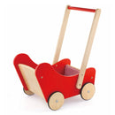 Sød rød VIGA dukkevogn i solidt bøgetræ, - Billede 1
