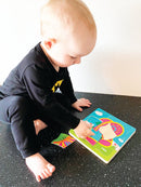 Puslespil i træ fra VIGA - Vokse Sommerfugl - 4 lag - 21 brikker. - Billede 1