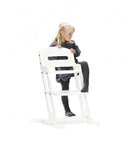 Danstolen med bøjle - Hvid. - Billede 1