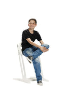 Danstolen med bøjle - Hvid. - Billede 1