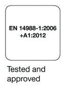 Danstolen med bøjle - Hvid. - Billede 1