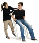 Danstolen med bøjle - Whitewash - Billede 1