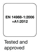 Danstolen med bøjle - sort. - Billede 1