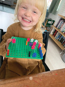 Plus Plus MINI Pakke med 2 Byggeplader - Grøn. - Billede 1