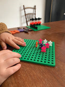 Plus Plus MINI Pakke med 2 Byggeplader - Grøn. - Billede 1