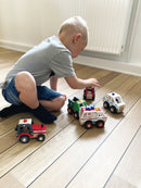 Magni Træbil: Miljøbil i træ - 13 cm - Fra 18 mdr. - Billede 1