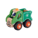 Magni Træbil: Miljøbil i træ - 13 cm - Fra 18 mdr. - Billede 1