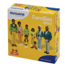 Dukker fra Miniland, Afrika - 8 dukker - Højde 7-14 cm. - Billede 1