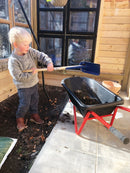 Trillebør til børn fra Dino Cars - Sort/Rød - Fra 3 år - Billede 1