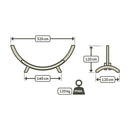 Hængekøjestativ i FSC-træ - Enkelt Køje (1 pers.) - La Siesta - Billede 1