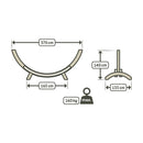 Hængekøjestativ i FSC-træ - Dobbelt Køje (2 pers.) - La Siesta - Billede 1