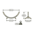 Hængekøjestativ i FSC-træ - Familie Køje (3 pers.) - La Siesta - Billede 1