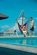 Stativ til hængekøjestol i FSC-træ - Calma - La Siesta - Billede 1