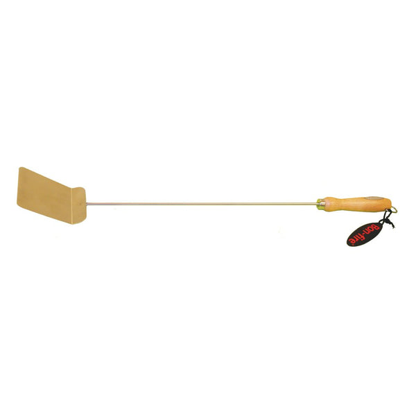 Grillpalet, rustfrit stål m. træskaft - Billede 1