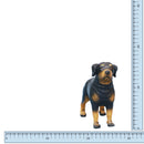 Dyr - Legetøjshund - Rottweiler fra Green Rubber Toys - L:21 cm.