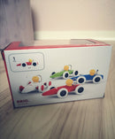 Racerbil fra BRIO i træ - Ass farve - Fra 12 mdr. - Billede 1