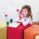 Bungarten Rainbow Puff-sæt til børn - 5 skamler - Fra 3 år - Billede 1