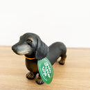 Dyr - Legetøjshund - Gravhund fra Green Rubber Toys - L:14,5 cm.