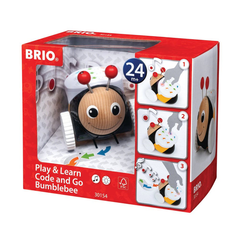BRIO 30154 - Humlebi med kodefunktion - STEM legetøj - Fra 2 år. - Billede 1