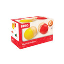 BRIO 30180 - Rasleæg i FSC-træ - Kasse med 2 stk - Fra 6 mdr. - Billede 1