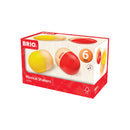 BRIO 30180 - Rasleæg i FSC-træ - Kasse med 2 stk - Fra 6 mdr. - Billede 1