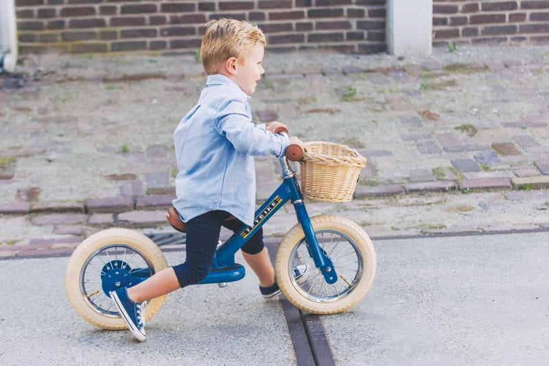Trybike løbecykel med to hjul - Vintage Blå - Fra 2 år - Billede 1