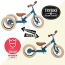 Trybike løbecykel med to hjul - Vintage Blå - Fra 2 år - Billede 1