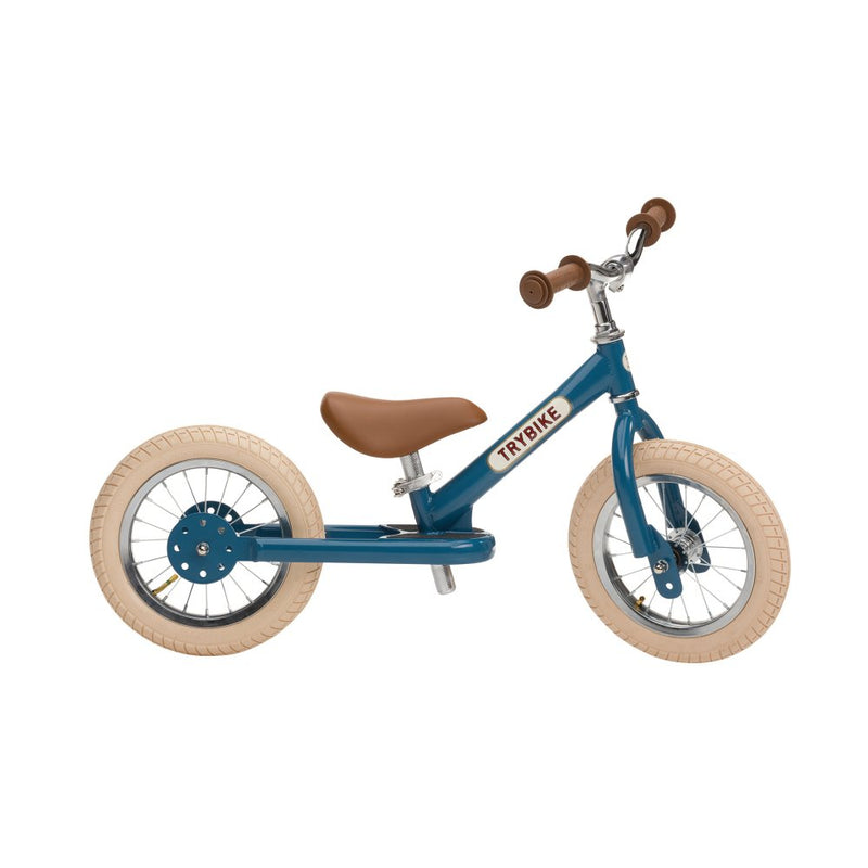 Trybike løbecykel med to hjul - Vintage Blå - Fra 2 år - Billede 1