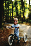 Trybike Tilbehør: Cykelkurv i flet med læderstropper - 1 stk. - Billede 1