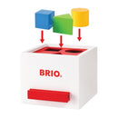 BRIO 30250 - Putteboks i træ med 6 klodser - Hvid - Fra 12 mdr. - Billede 1