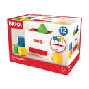 BRIO 30250 - Putteboks i træ med 6 klodser - Hvid - Fra 12 mdr. - Billede 1