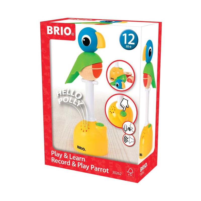 BRIO 30262 - Leg og lær papegøje med lydoptager - Fra 1 år. - Billede 1
