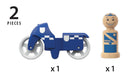 BRIO 30336 - My Home Town - Politimotorcykel - Fra 18 mdr. - Billede 1