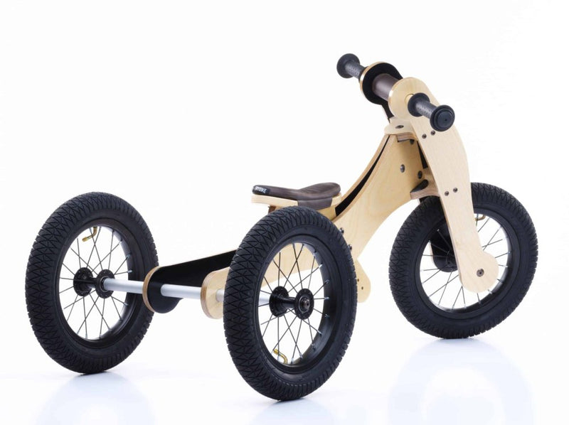 Trybike balancecykel 4-i-1 med 3 hjul - Birketræ - Fra 1 år. - Billede 1