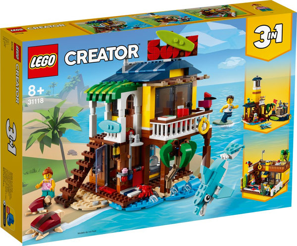LEGO Creator 3-i-1 - Surfer-Strandhus - 31118 - 564 dele. - Billede 1