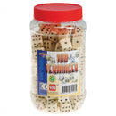 Terninger - 100 stk i dåse. - Billede 1