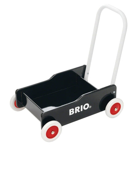 BRIO 31351 - Lære-gå-vogn - Sort - Fra 9 mdr. - Billede 1
